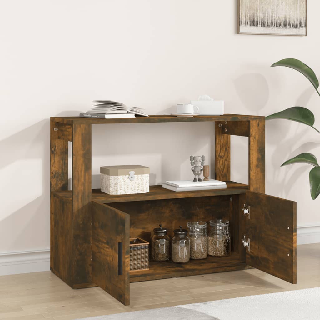 Buffet 80x30x60 cm en bois travaillé