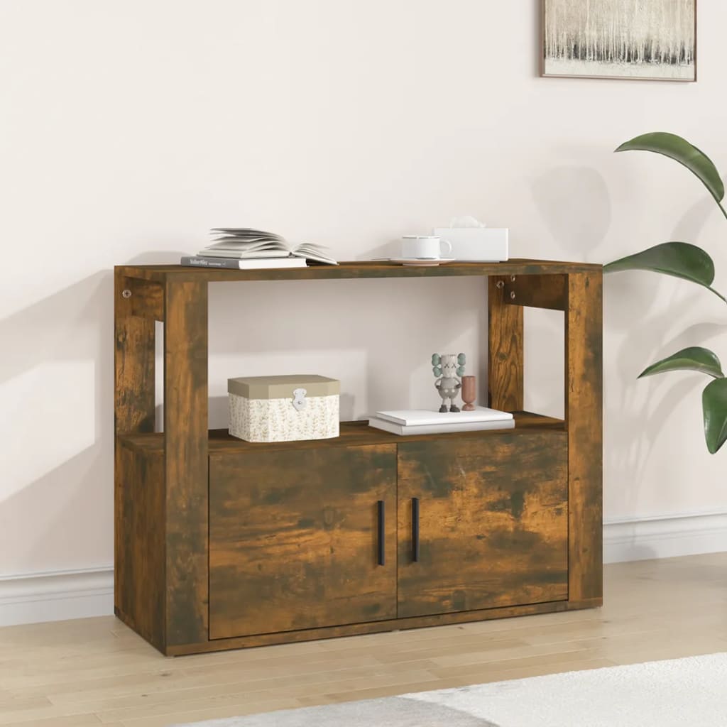 Buffet 80x30x60 cm en bois travaillé