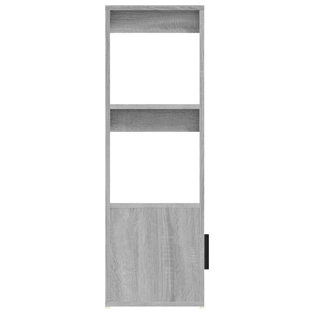 Dressoir 80x30x90 cm bewerkt hout eikenkleurig