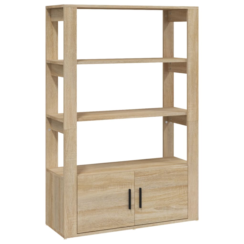 Buffet 80x30x119,5 cm en bois travaillé