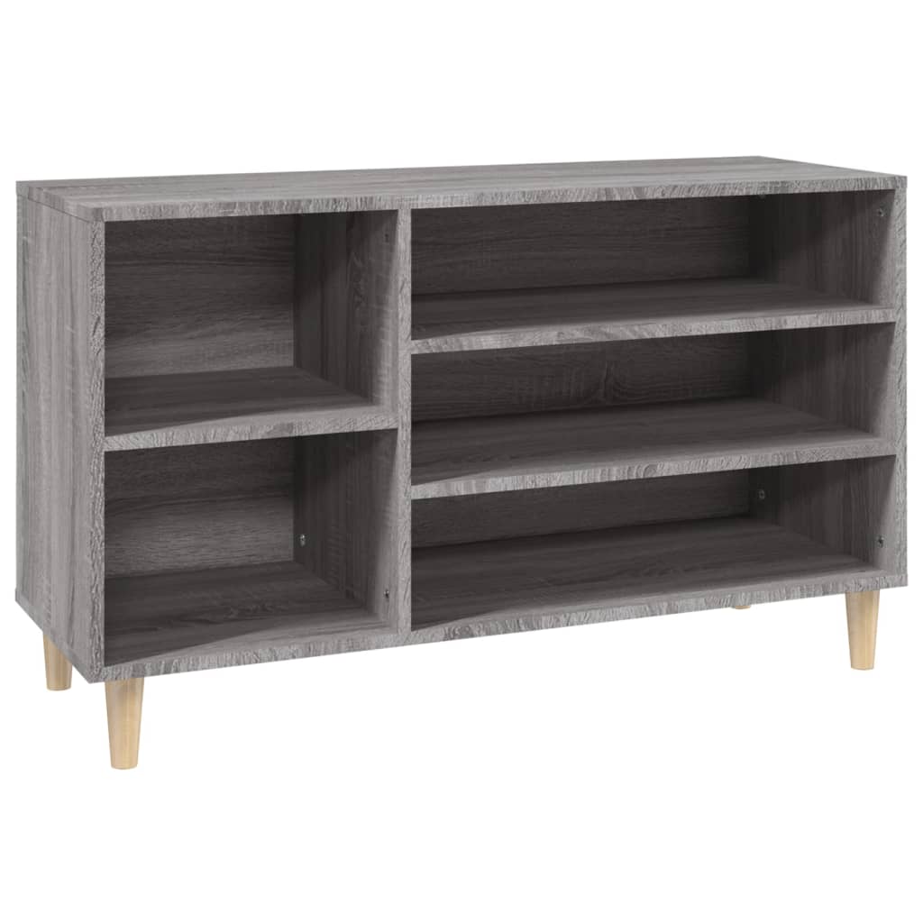 Schoenenkast 102x36x60 cm bewerkt hout