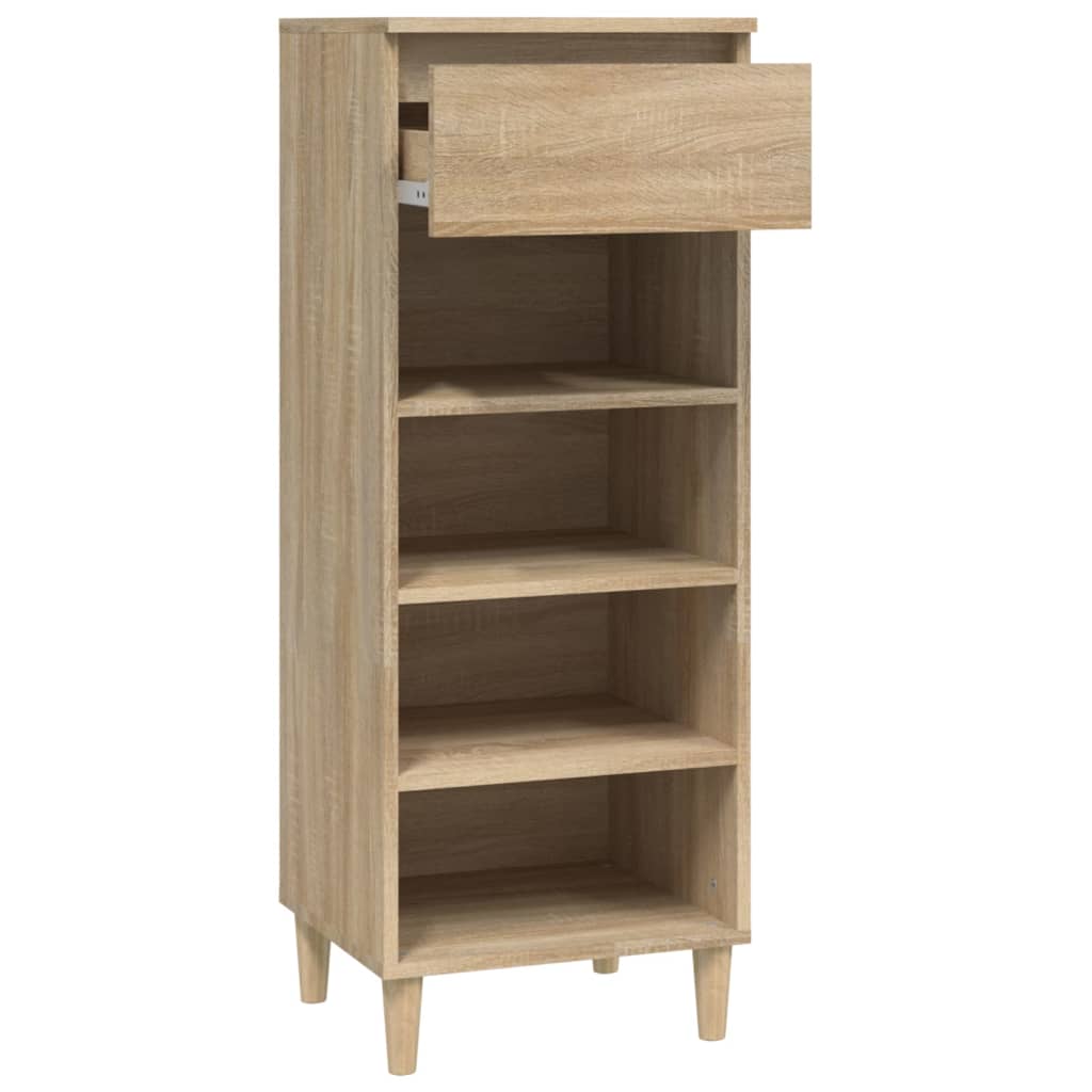 Schoenenkast 40x36x105 cm bewerkt hout