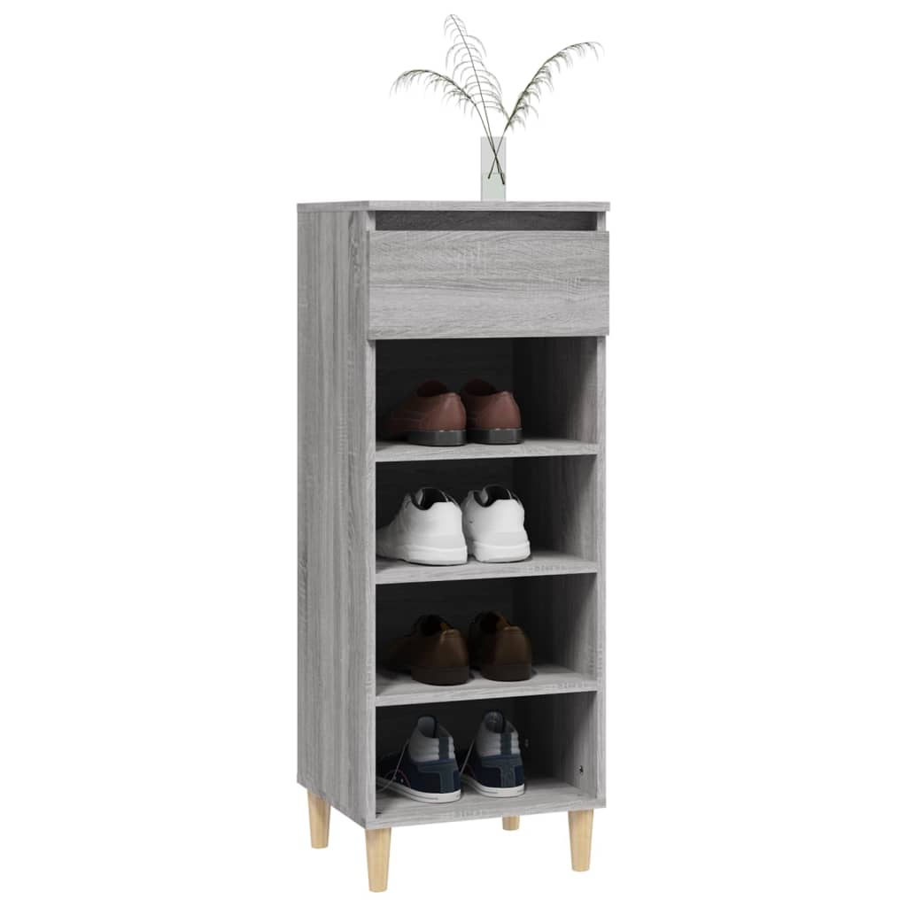 Schoenenkast 40x36x105 cm bewerkt hout