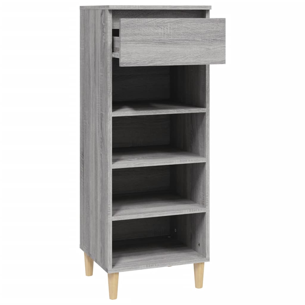 Schoenenkast 40x36x105 cm bewerkt hout