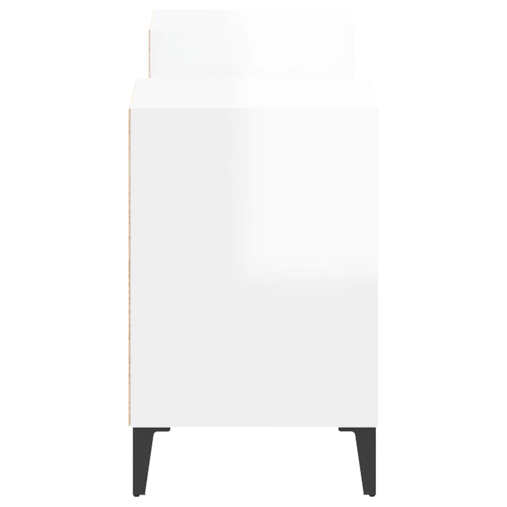 Meuble TV 160x35x55 cm en bois travaillé