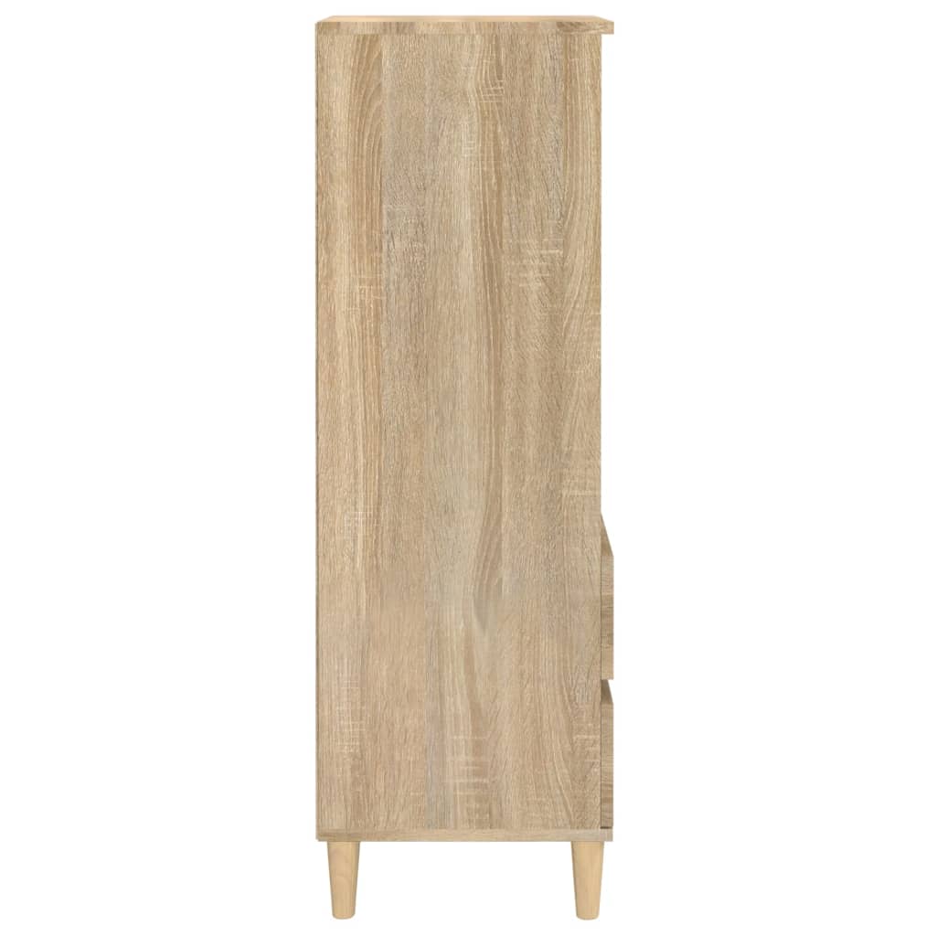 Hoge kast 40x36x110 cm bewerkt hout