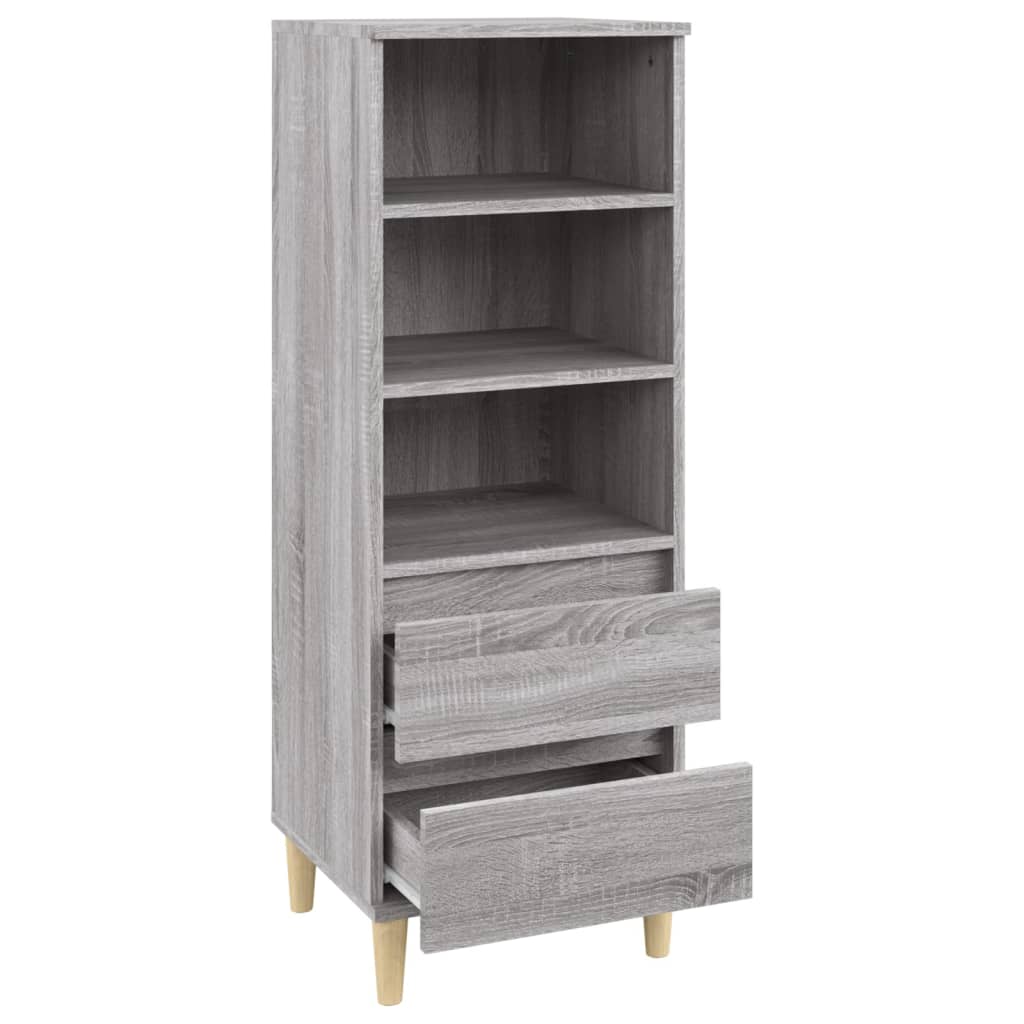 Hoge kast 40x36x110 cm bewerkt hout