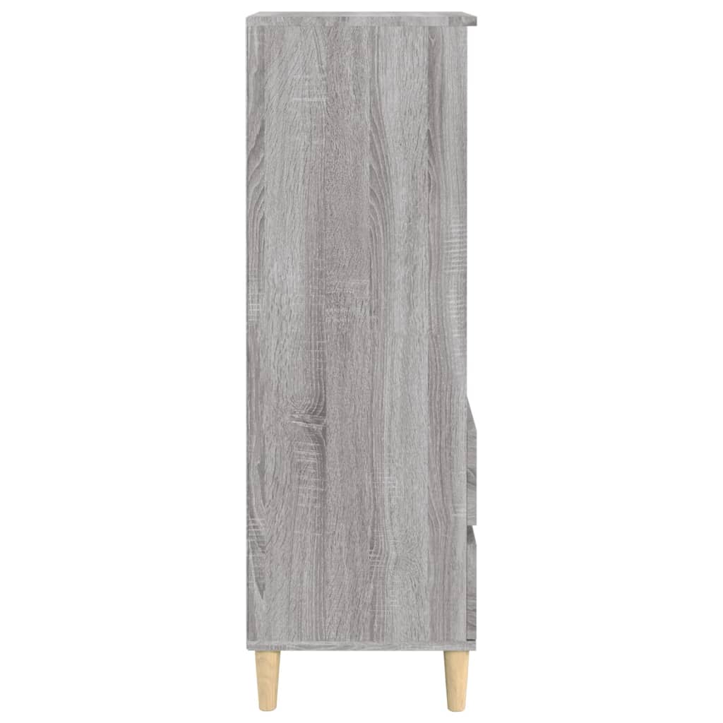 Hoge kast 40x36x110 cm bewerkt hout