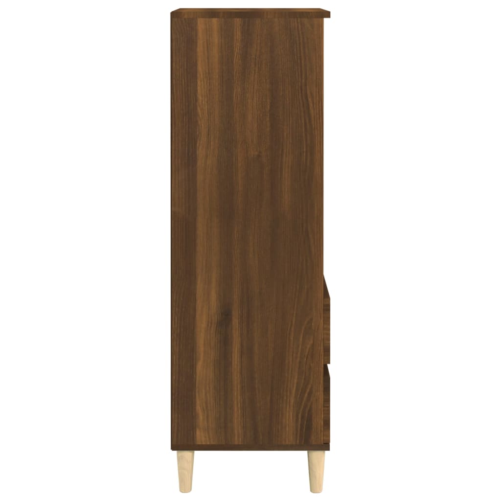 Hoge kast 40x36x110 cm bewerkt hout