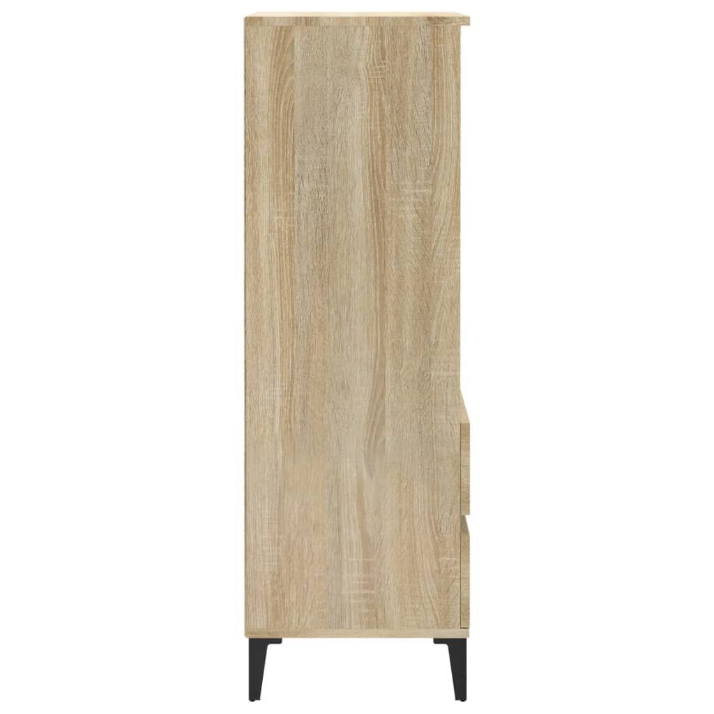 Meuble haut 40x36x110 cm en bois travaillé