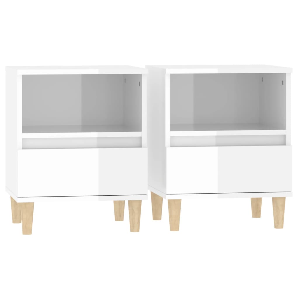 Tables de chevet 2 pcs 40x35x50 cm