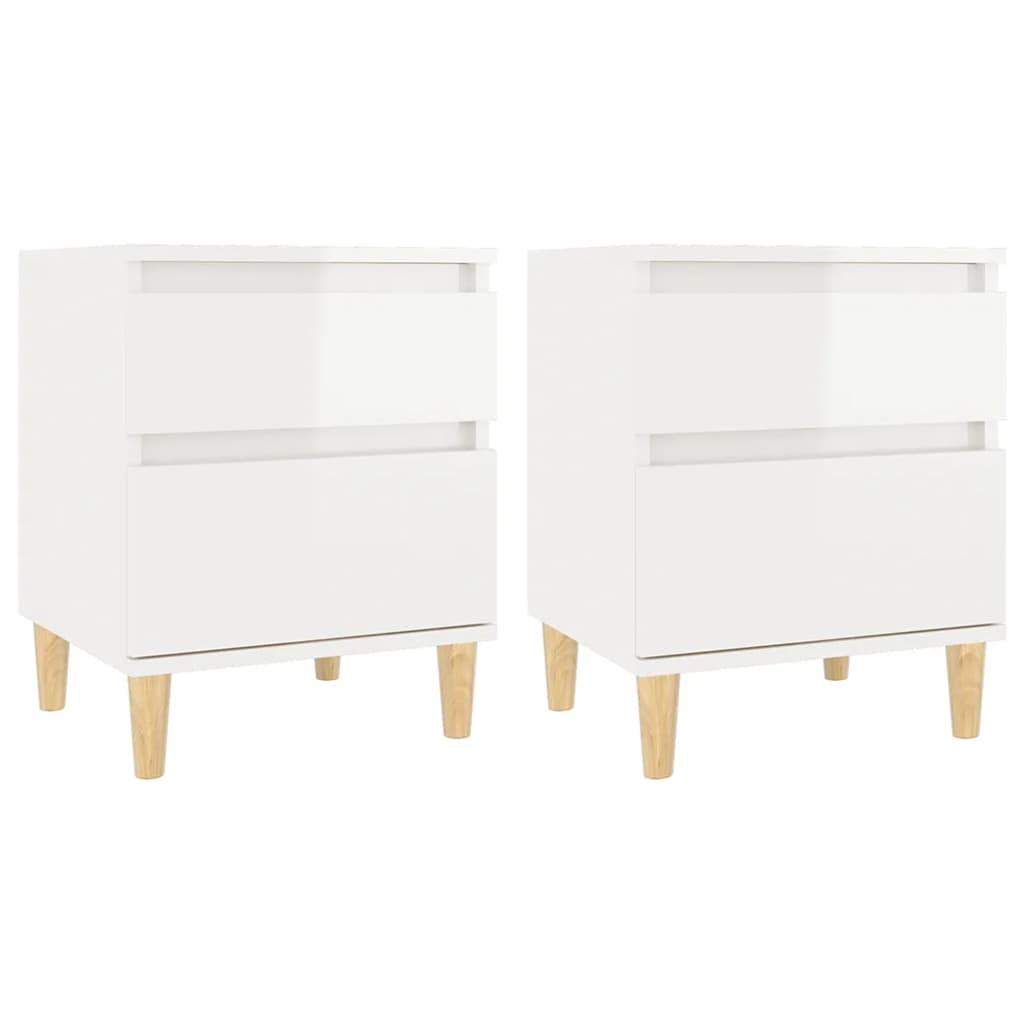 Tables de chevet 2 pcs 40x35x50 cm