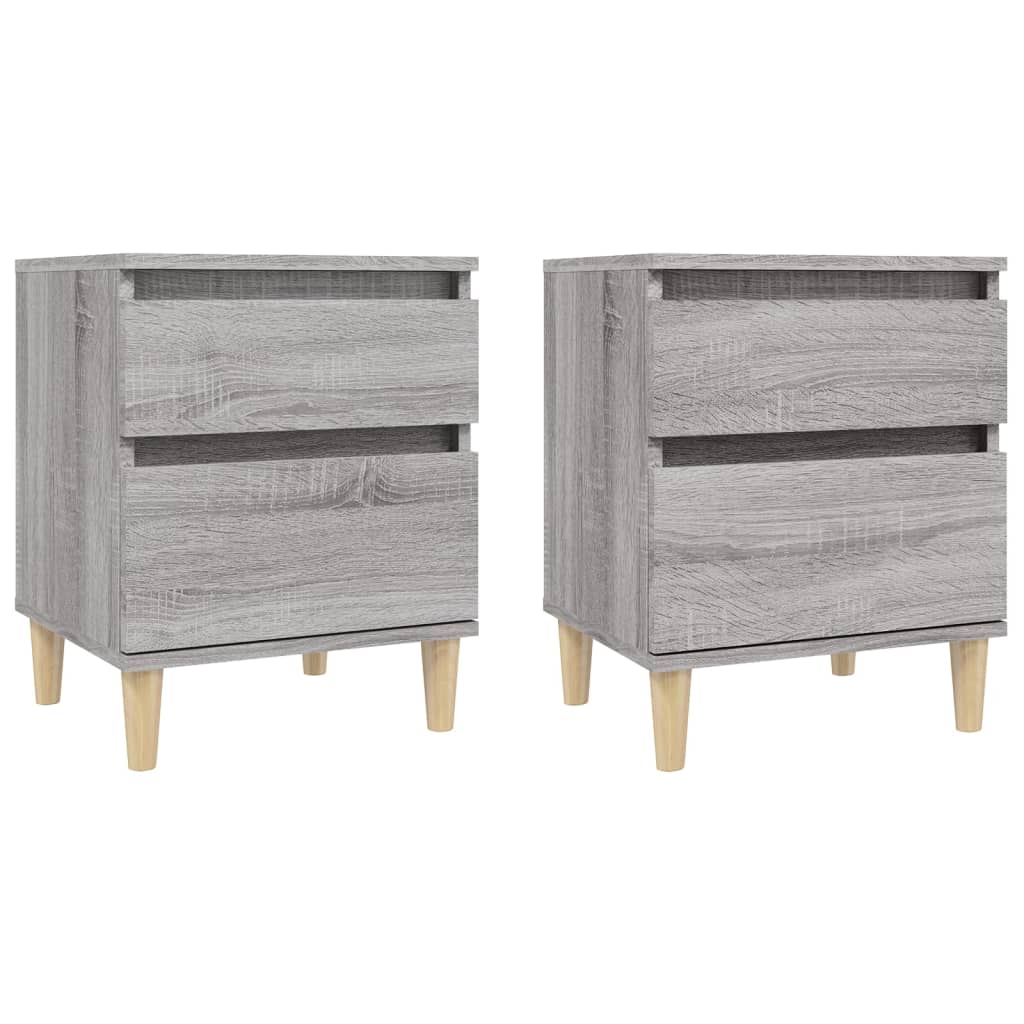 Tables de chevet 2 pcs 40x35x50 cm