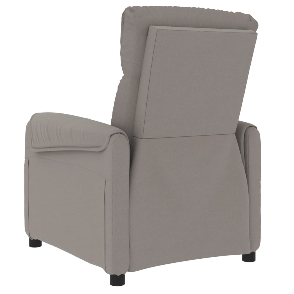 Fauteuil de massage verticalisateur tissu gris foncé