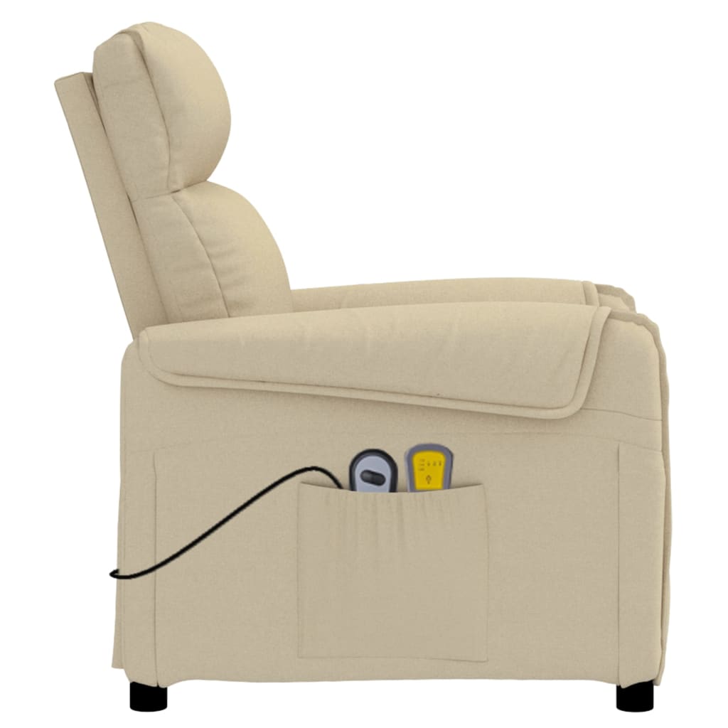 Fauteuil de massage verticalisateur tissu gris foncé