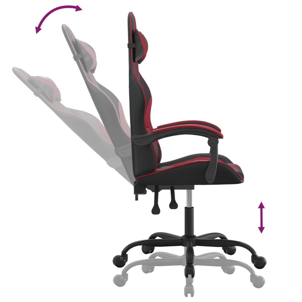 Chaise gamer simili cuir