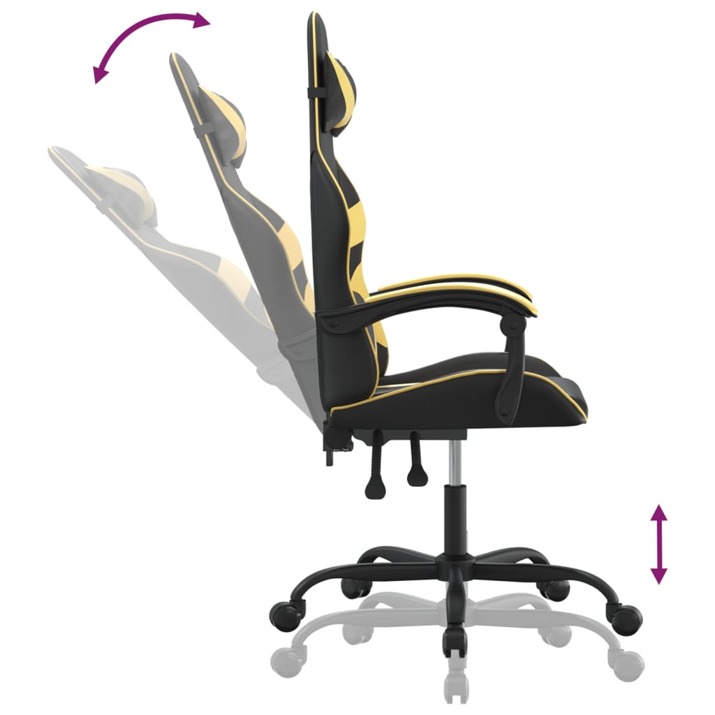 Chaise gamer simili cuir