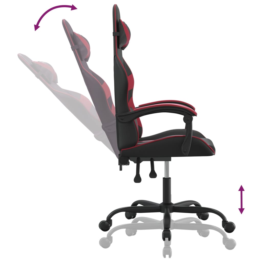 Chaise gamer simili cuir