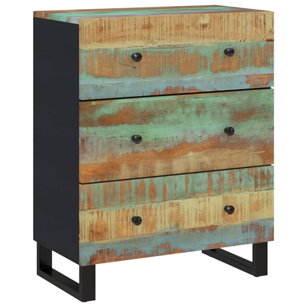 3 st Dressoir massief gerecycled hout