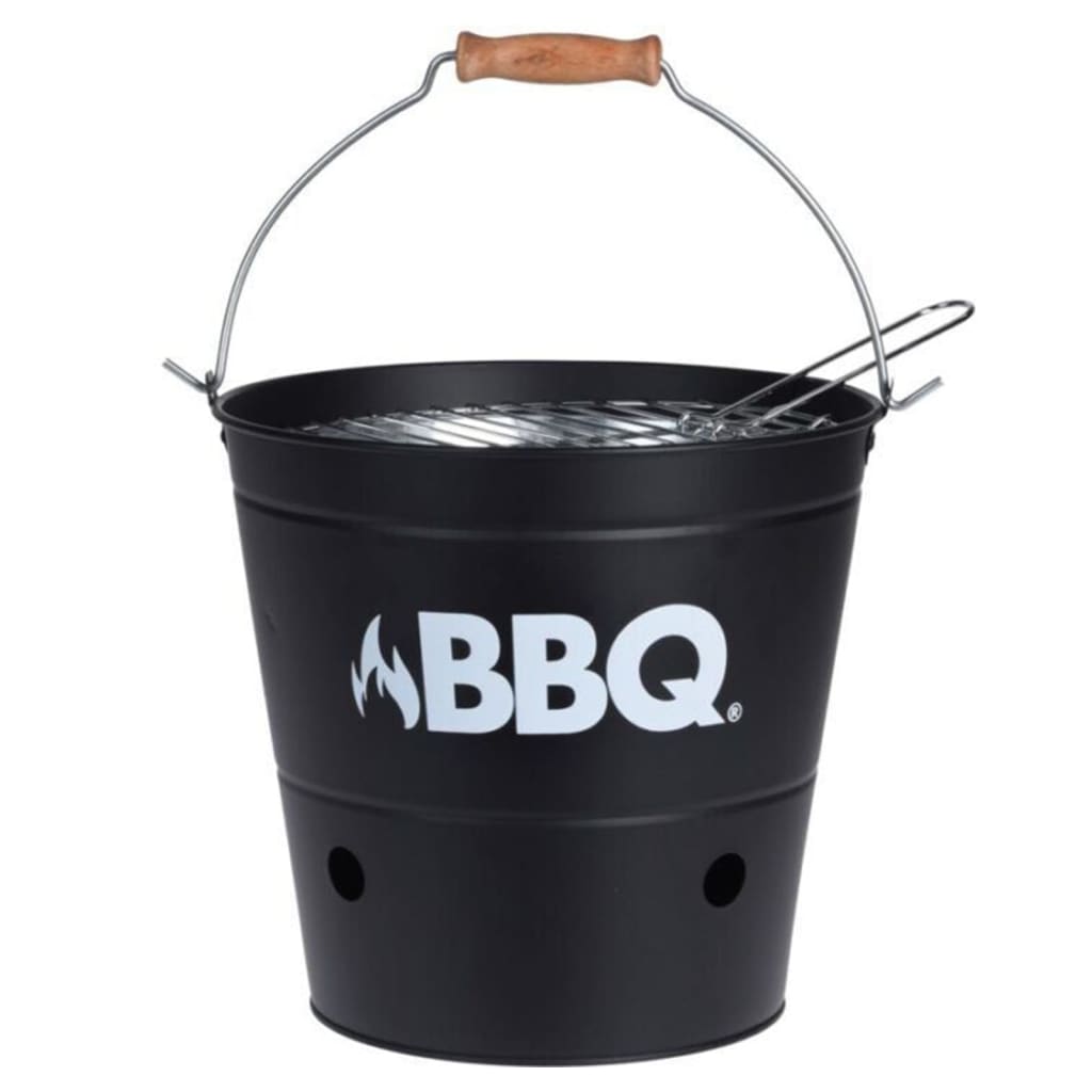 ProGarden Barbecue emmer BBQ 26 cm donkeroranje