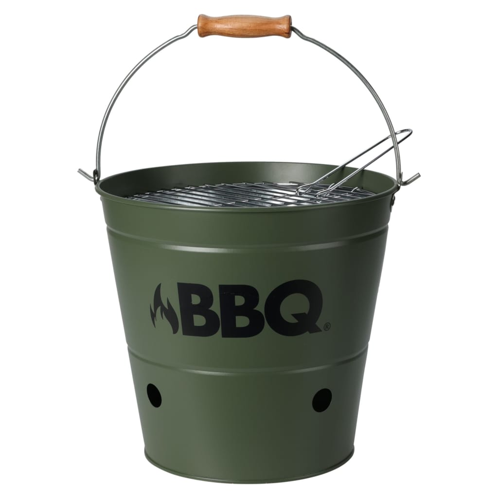 ProGarden Barbecue emmer BBQ 26 cm donkeroranje