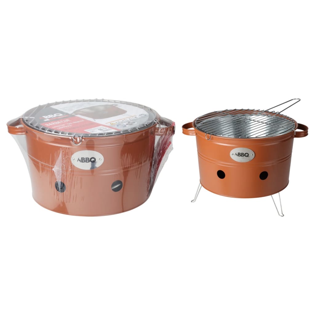 ProGarden Barbecue emmer met 2 handvatten 34,5 cm matolijfgroen