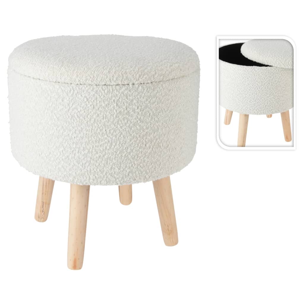 Home&amp;Styling Tabouret de rangement Ø35x40 cm