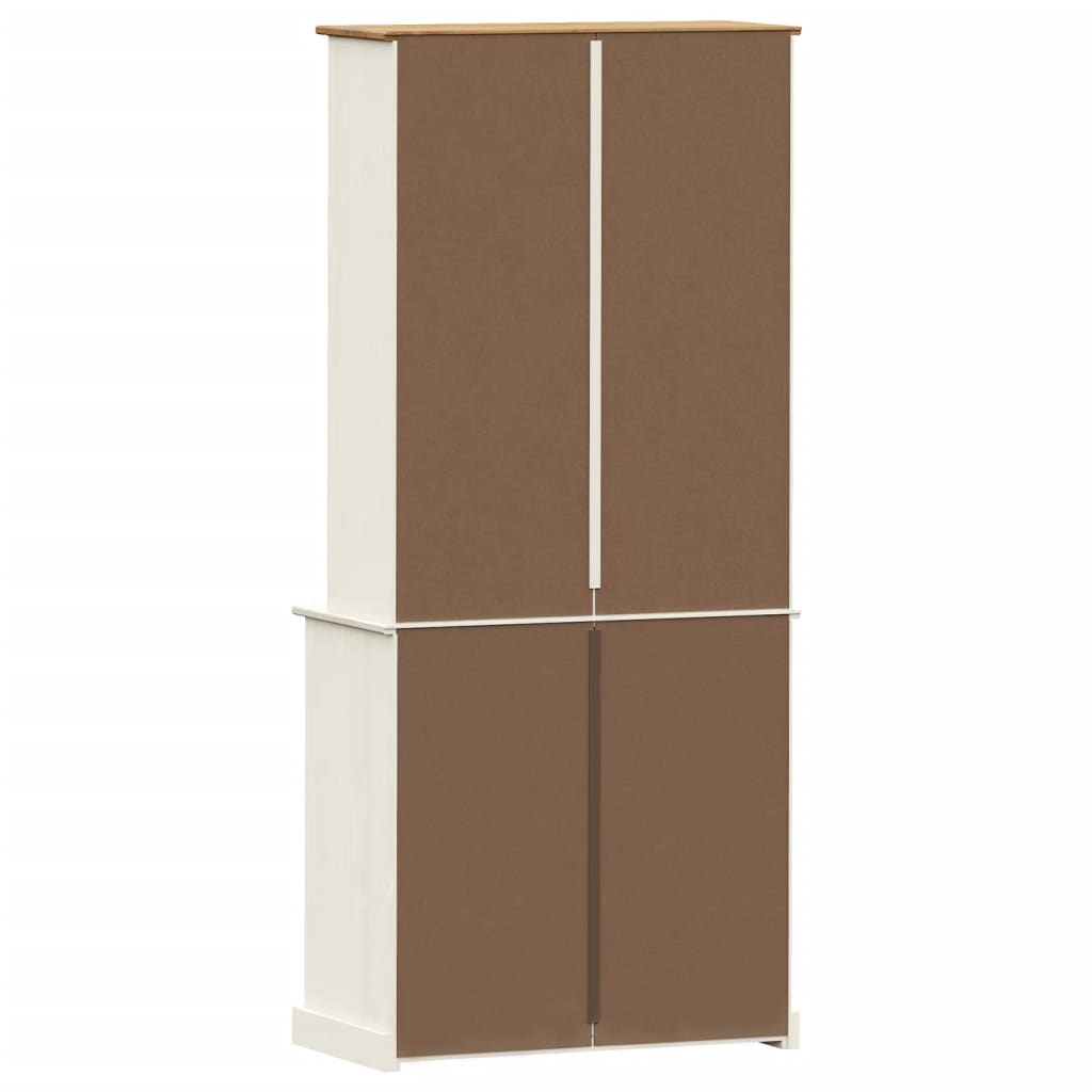 Armoire haute VIGO 78x40x175 cm en bois de pin massif