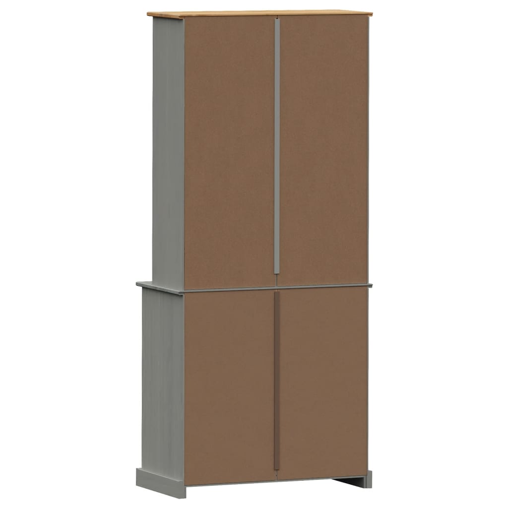 Hoge kast VIGO 78x40x175 cm massief grenenhout