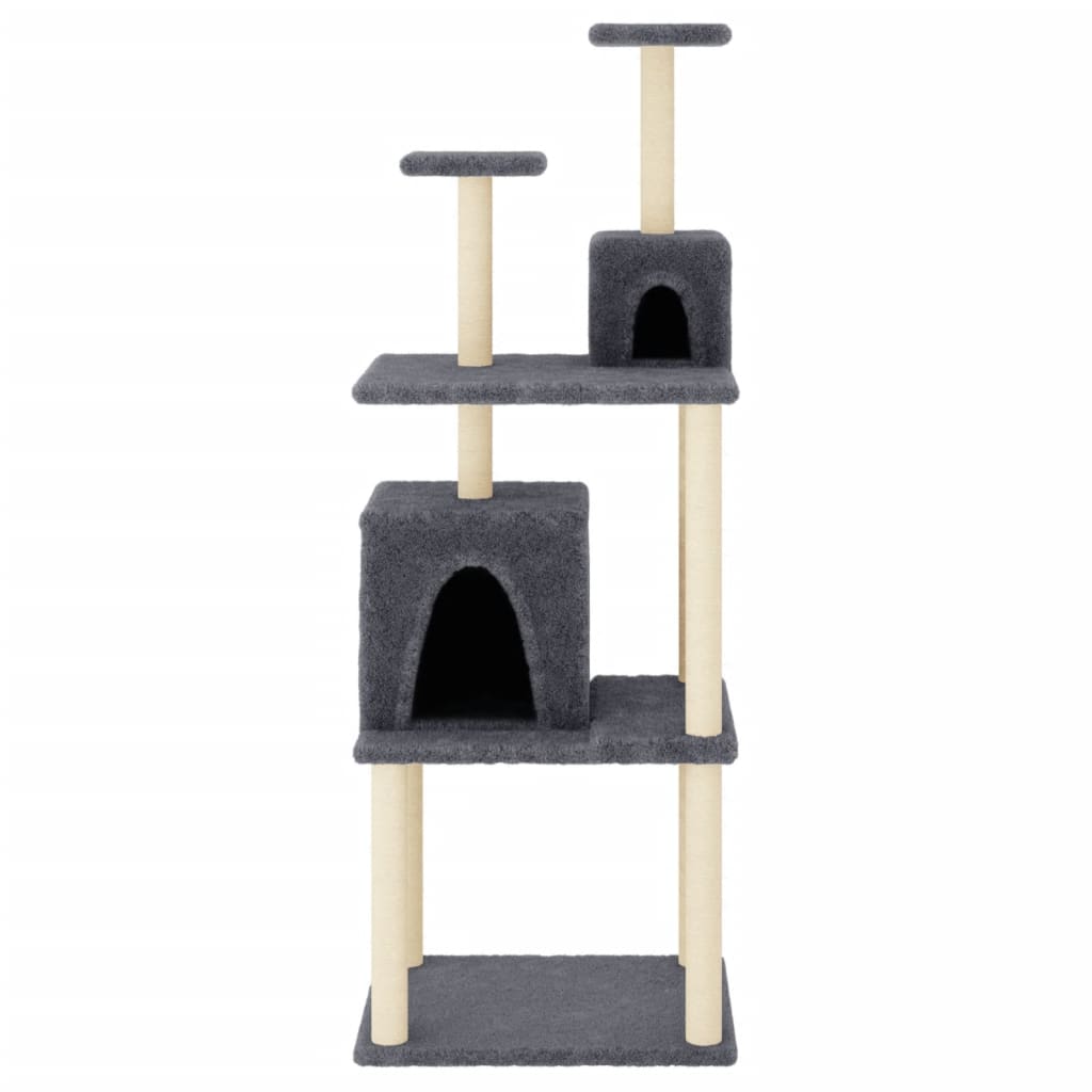 Meuble pour chat avec griffoirs en sisal 167 cm