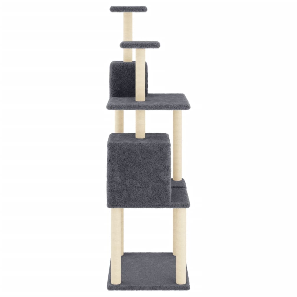 Meuble pour chat avec griffoirs en sisal 167 cm