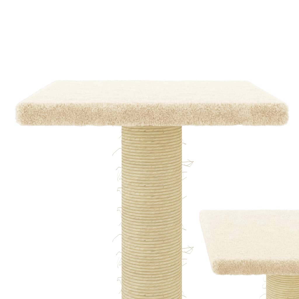 Kattenmeubel met sisal krabpalen 61 cm