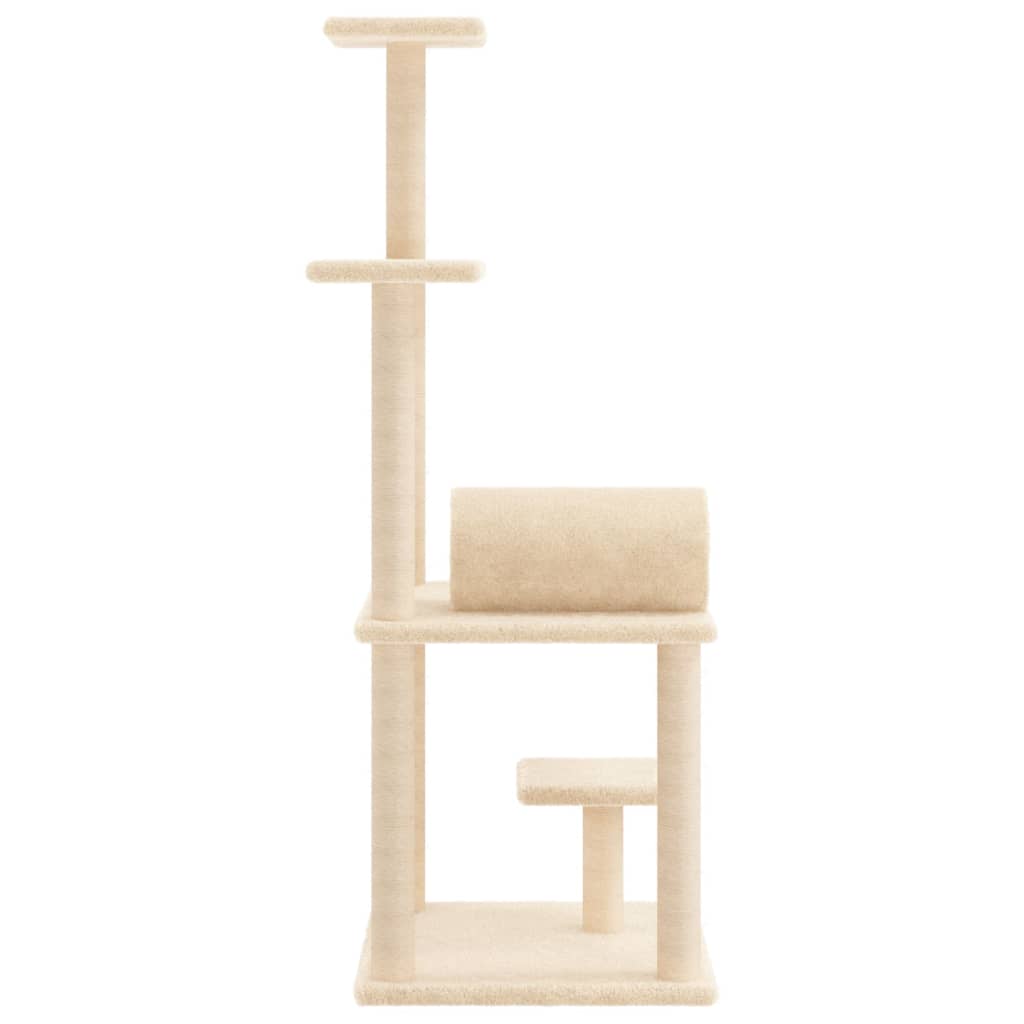 Meuble pour chat avec griffoirs en sisal 136 cm