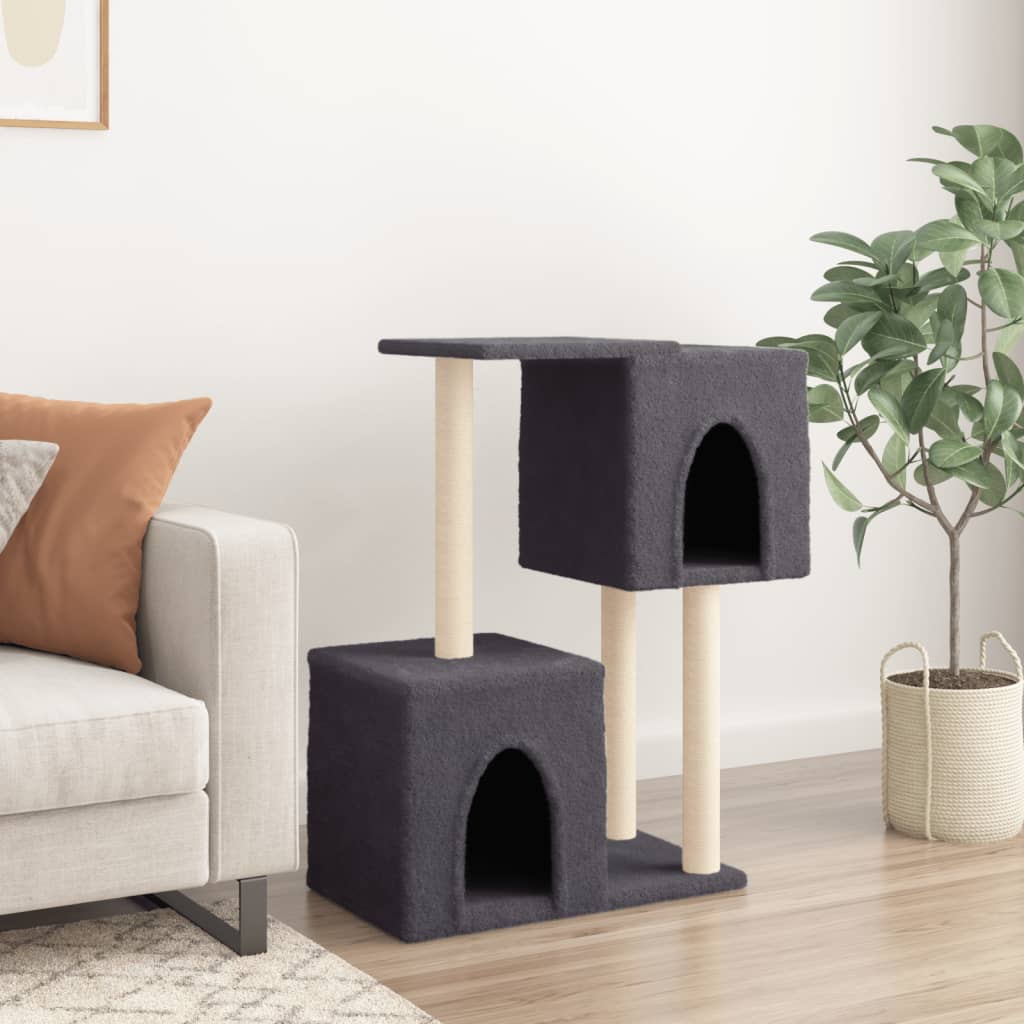 Meuble pour chat avec griffoirs en sisal 86 cm