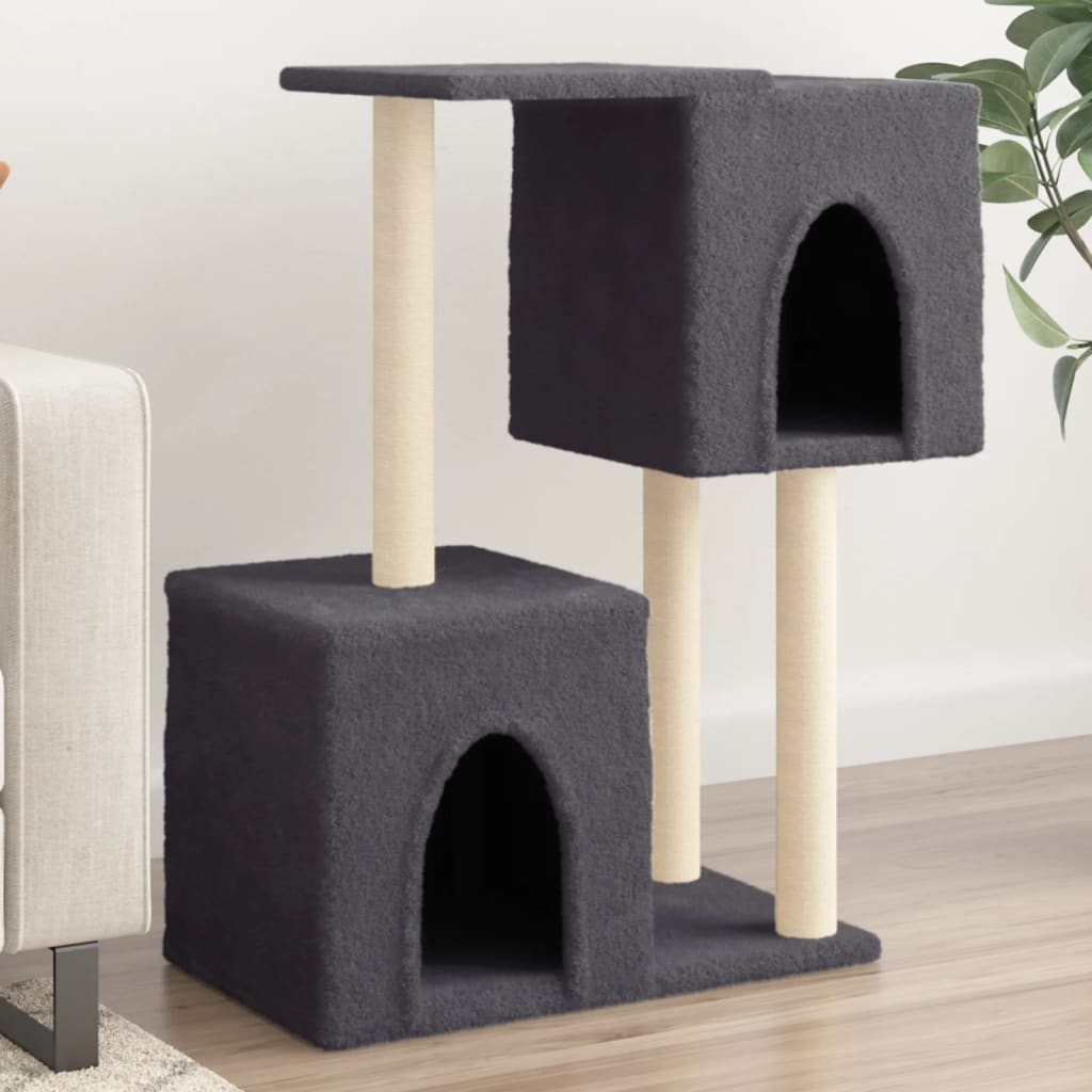 Meuble pour chat avec griffoirs en sisal 86 cm