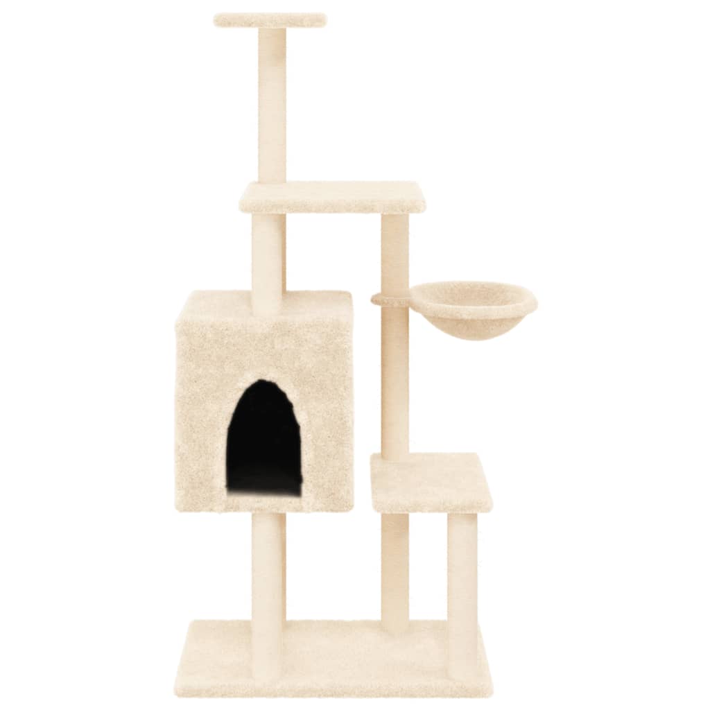 Meuble pour chat avec griffoirs en sisal 131 cm