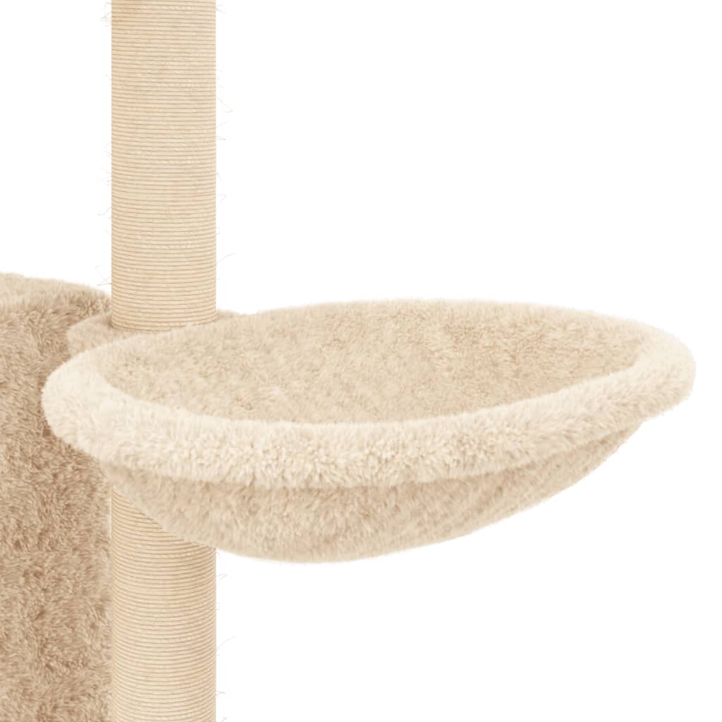 Meuble pour chat avec griffoirs en sisal 131 cm