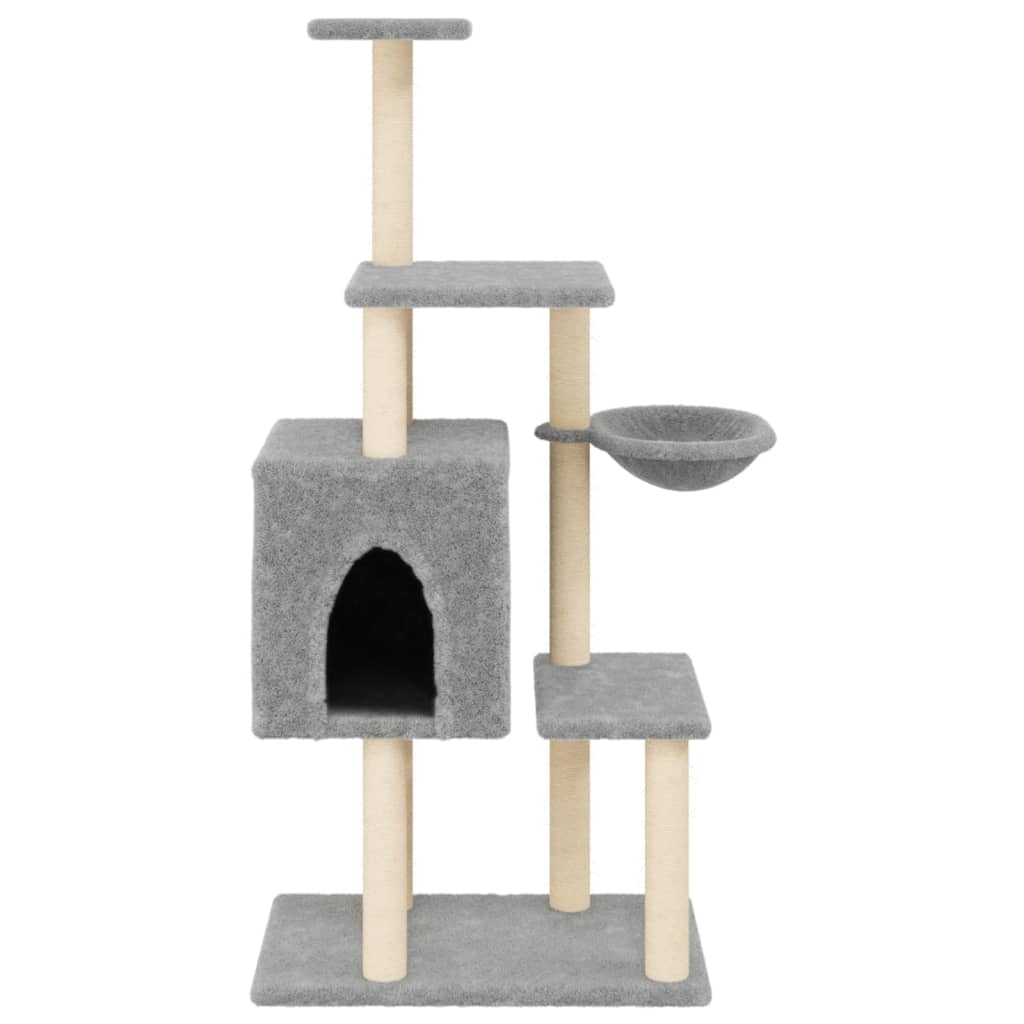 Meuble pour chat avec griffoirs en sisal 131 cm