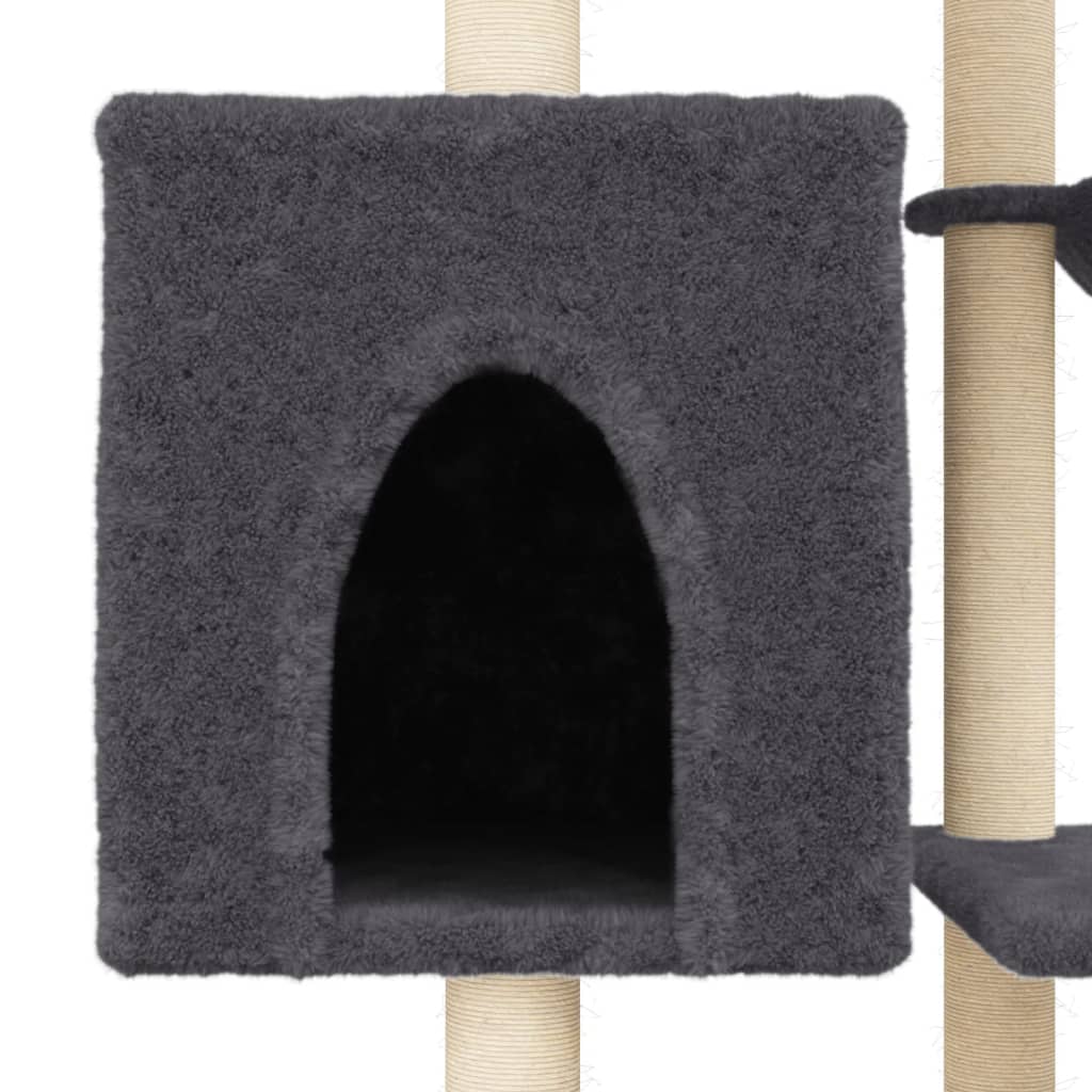 Meuble pour chat avec griffoirs en sisal 131 cm