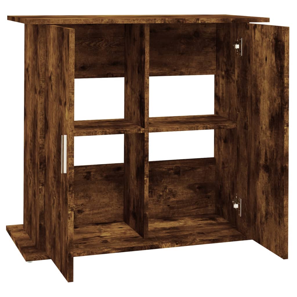 Aquariumstandaard 101x41x58 cm bewerkt hout eikenkleurig