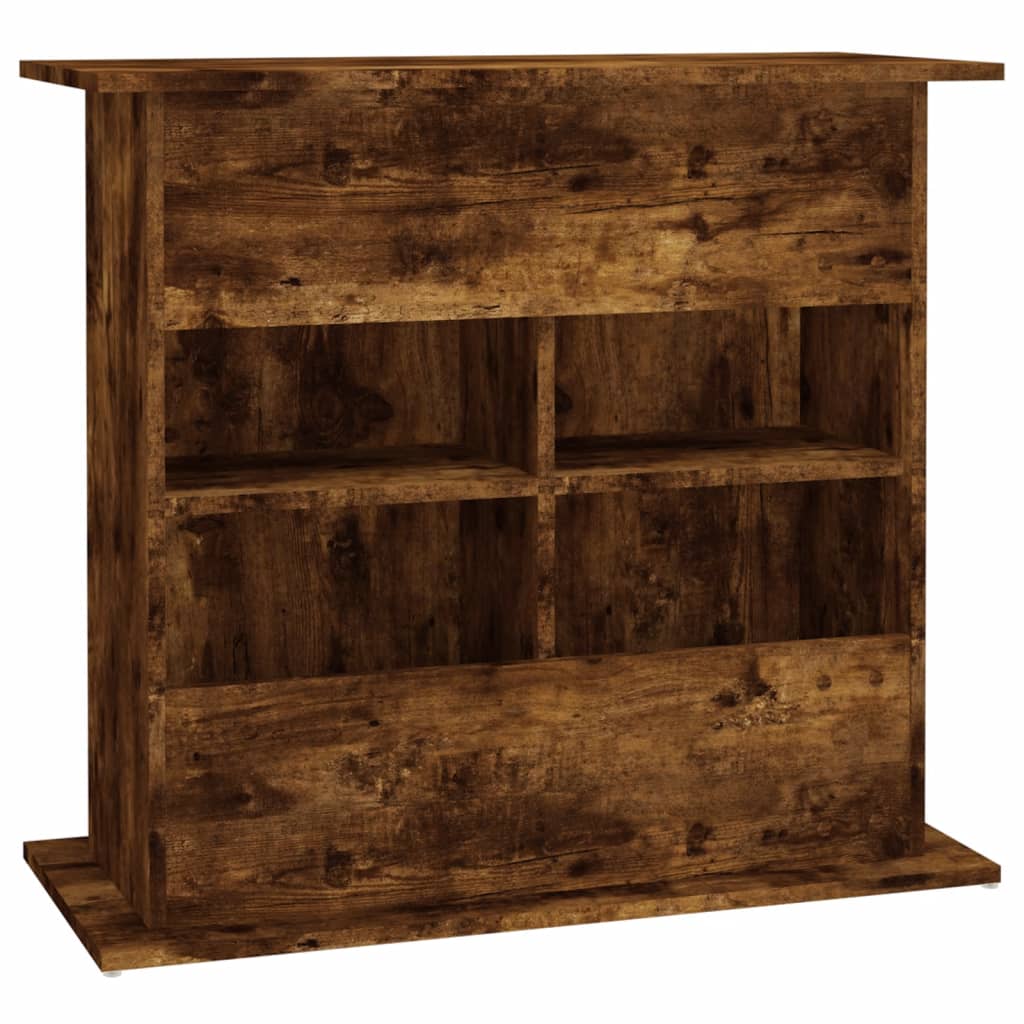 Aquariumstandaard 101x41x58 cm bewerkt hout eikenkleurig