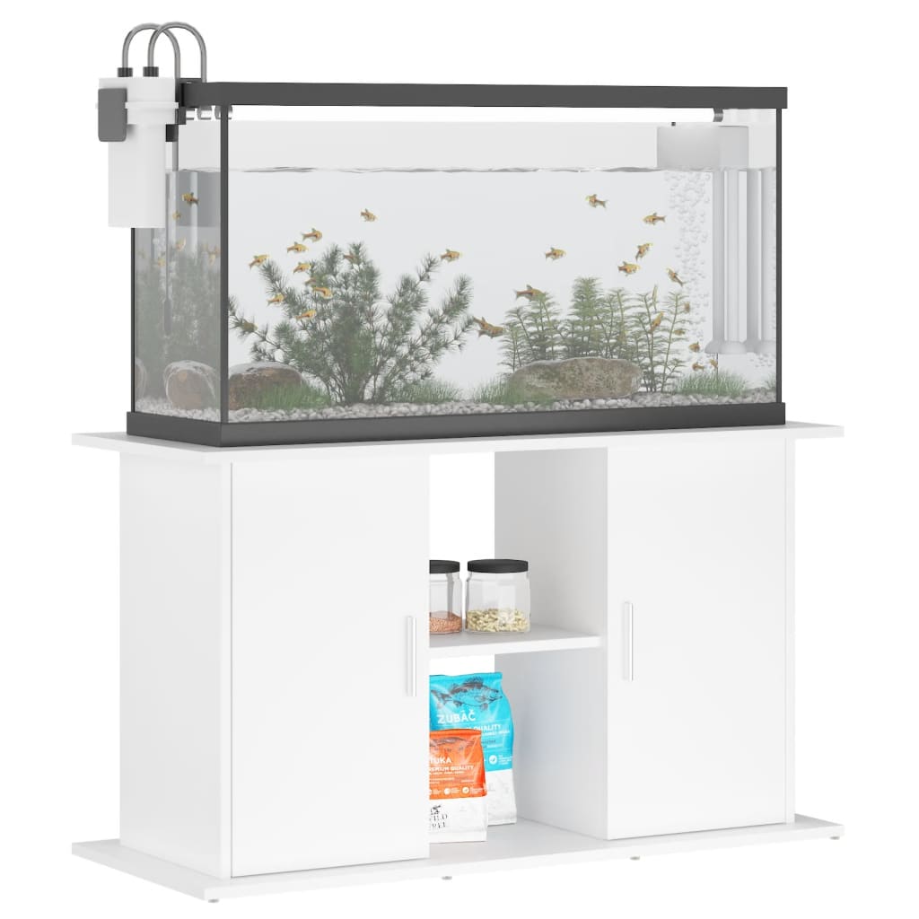 Aquariumstandaard 101x41x58 cm bewerkt hout eikenkleurig