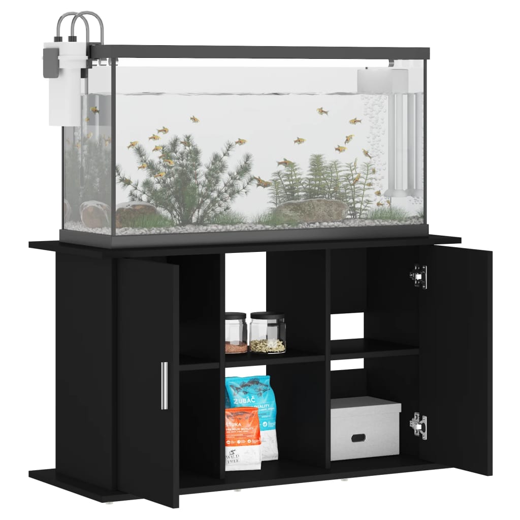 Aquariumstandaard 101x41x58 cm bewerkt hout eikenkleurig