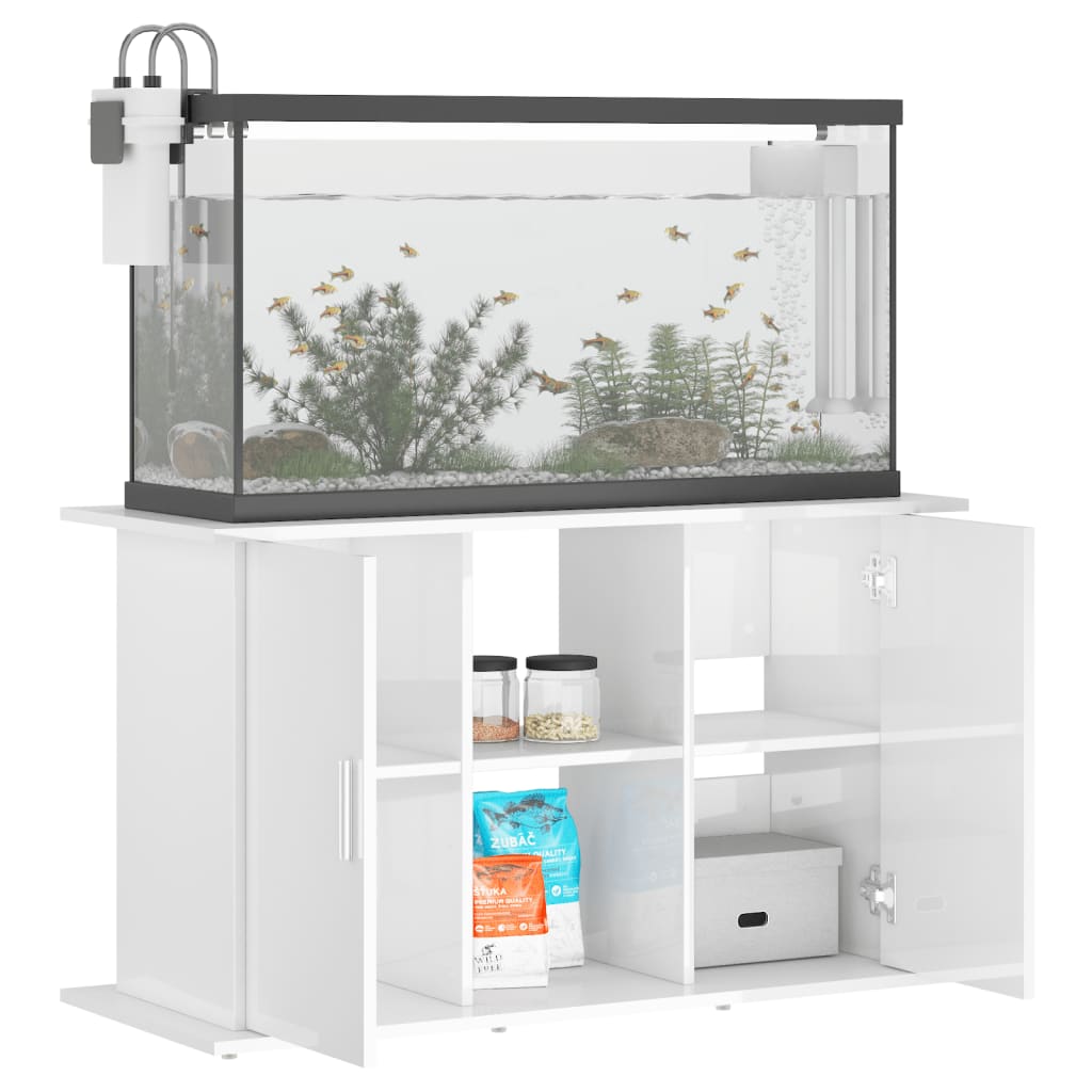 Aquariumstandaard 101x41x58 cm bewerkt hout eikenkleurig