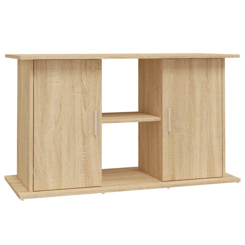 Aquariumstandaard 101x41x58 cm bewerkt hout eikenkleurig