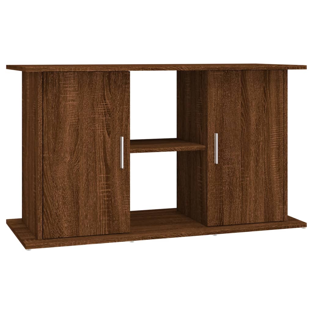 Aquariumstandaard 101x41x58 cm bewerkt hout eikenkleurig