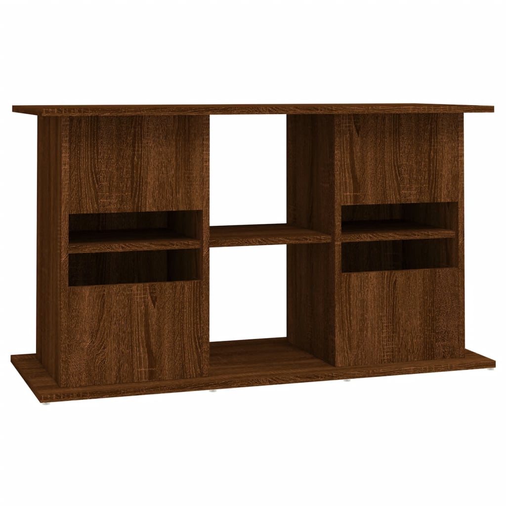 Aquariumstandaard 101x41x58 cm bewerkt hout eikenkleurig