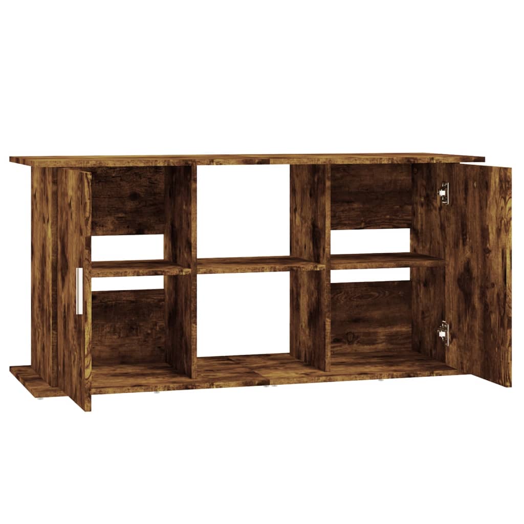 Aquariumstandaard 101x41x58 cm bewerkt hout eikenkleurig