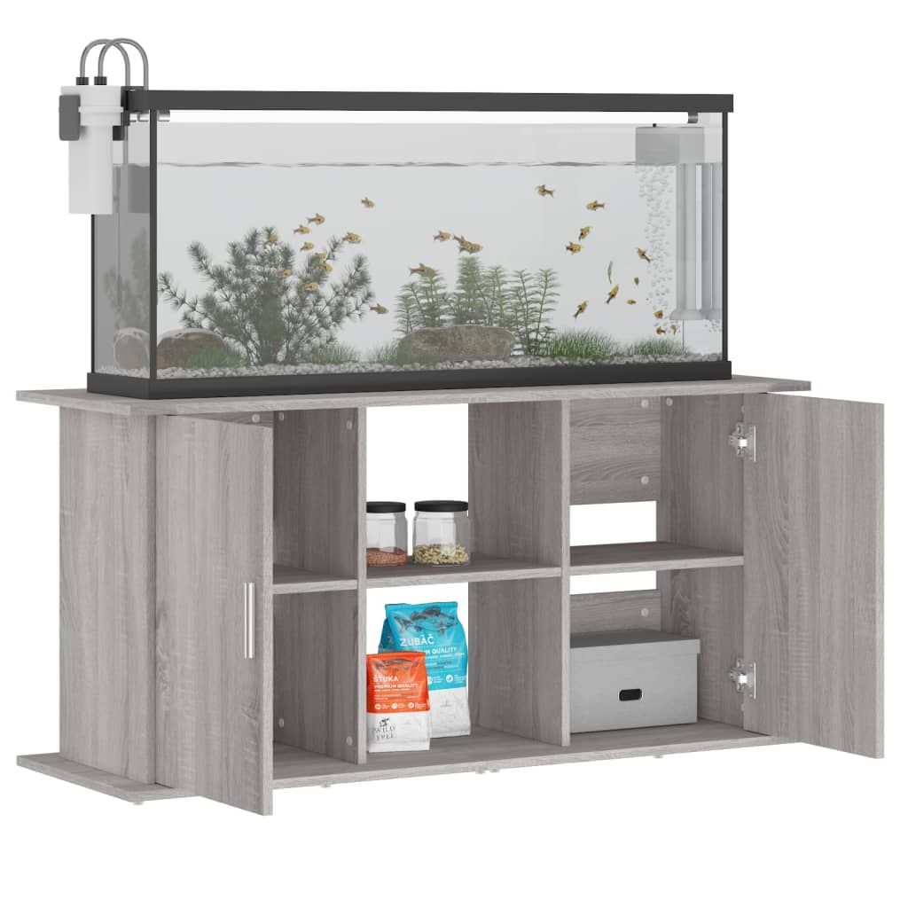 Aquariumstandaard 101x41x58 cm bewerkt hout eikenkleurig