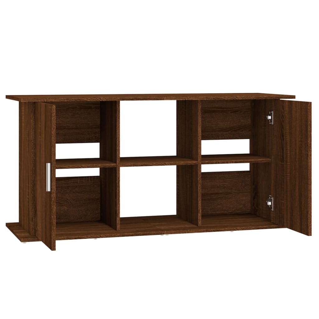 Aquariumstandaard 101x41x58 cm bewerkt hout eikenkleurig